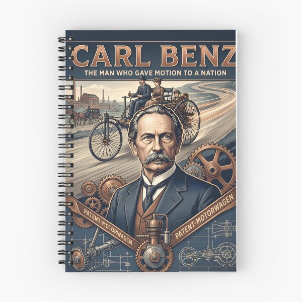Item preview, Carl Benz Vintage Automobile Poster designed and sold by ARTROGAN.