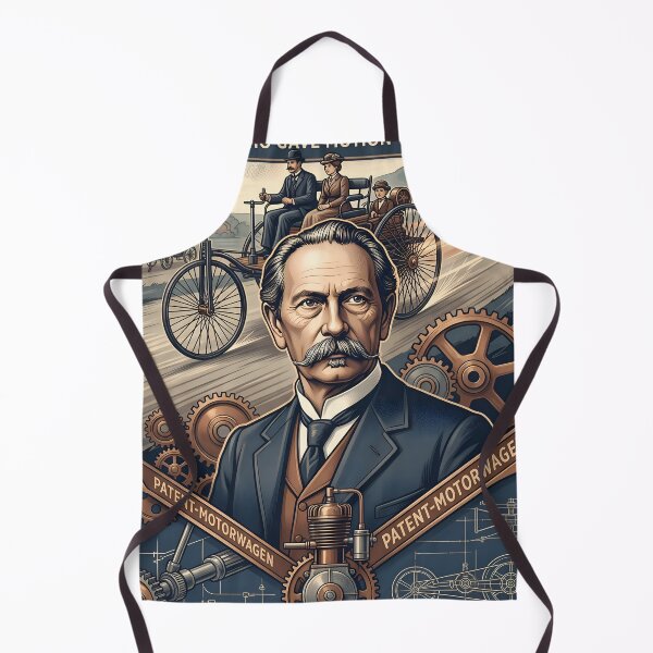 Item preview, Carl Benz Vintage Automobile Poster designed and sold by ARTROGAN.