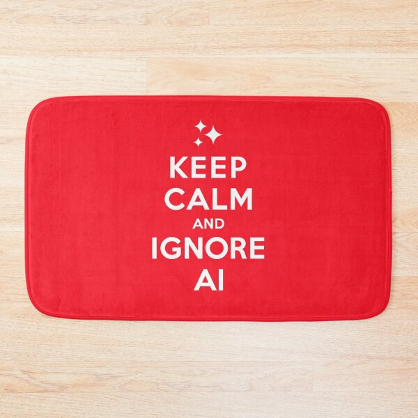 Item preview, Keep Calm and Ignore AI designed and sold by GritFX.