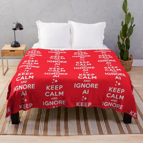 Item preview, Keep Calm and Ignore AI designed and sold by GritFX.