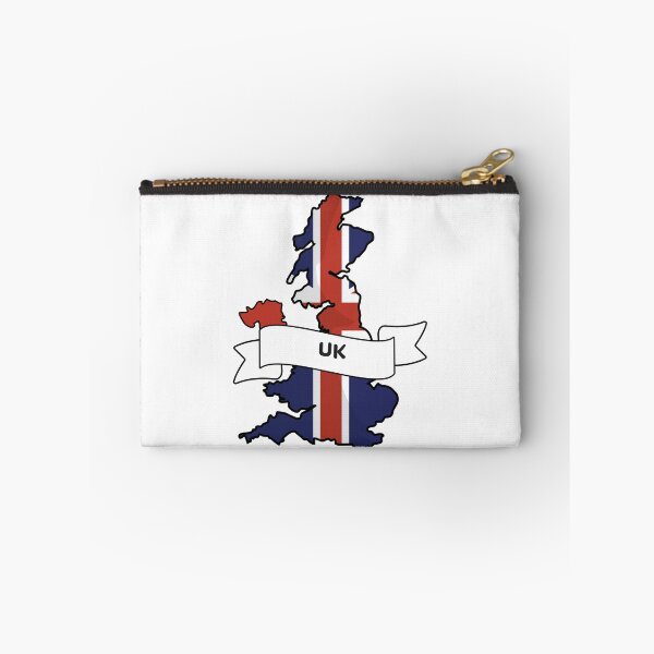Item preview, UK Map Flag Silhouette Graphic designed and sold by Travel.Art.