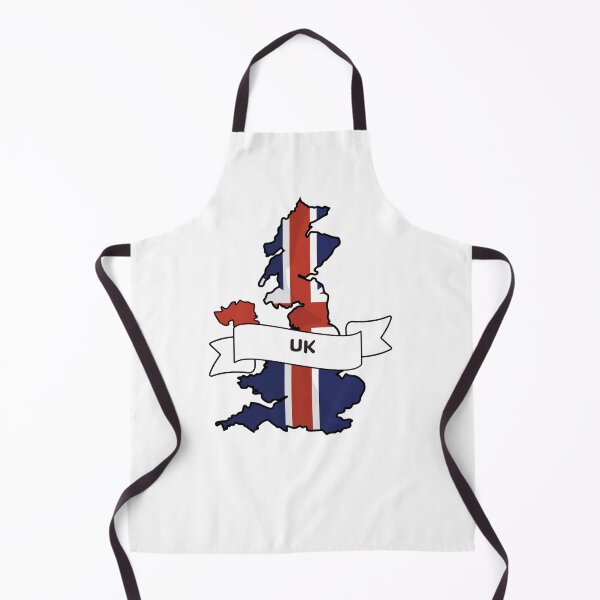 Item preview, UK Map Flag Silhouette Graphic designed and sold by Travel.Art.