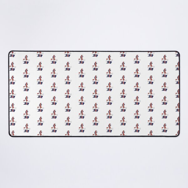 Item preview, UK Map Flag Silhouette Graphic designed and sold by Travel.Art.