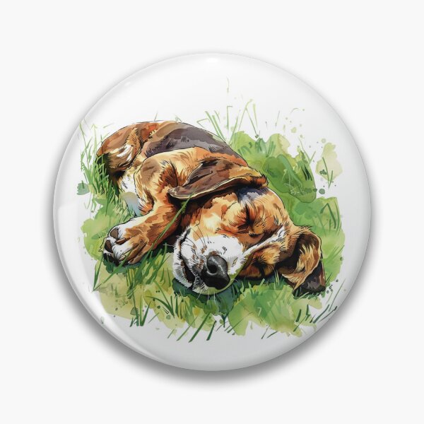 Item preview, Beagle Dog | Cute Puppy Aesthetic Art designed and sold by Mandayartstudio.