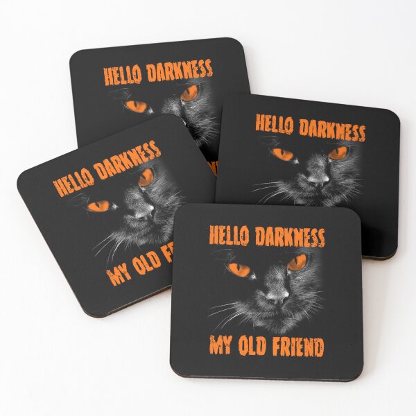Item preview, Hello Darkness My Old Friend: Orange Eyes designed and sold by GritFX.