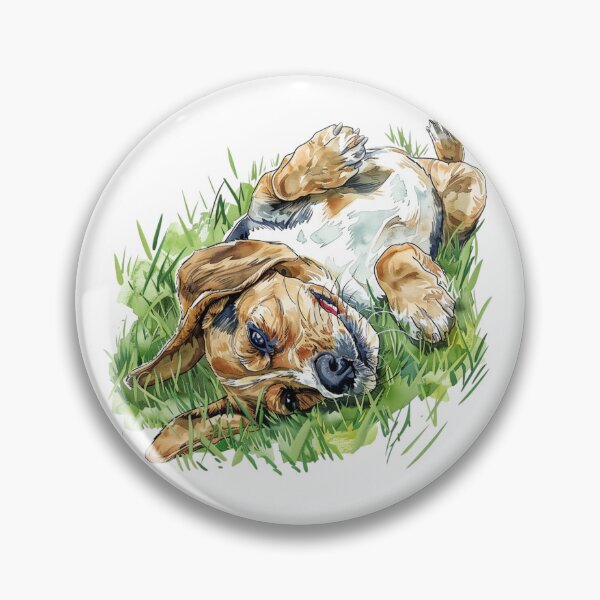 Item preview, Beagle Dog | Cute Puppy Aesthetic Art designed and sold by Mandayartstudio.