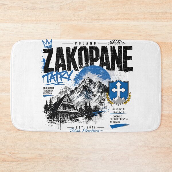 Item preview, Zakopane Streetwear Mountain Vibes designed and sold by Countries&Cities Shop.