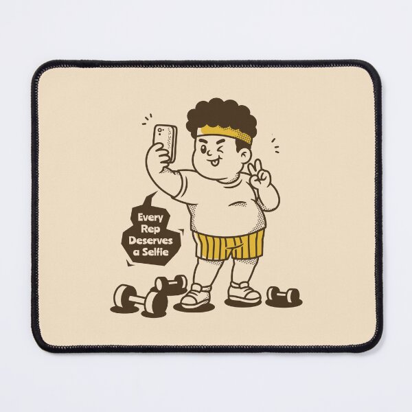 Item preview, Every Rep Deserves a Selfie Funny Gym Workout Selfie designed and sold by adipra.