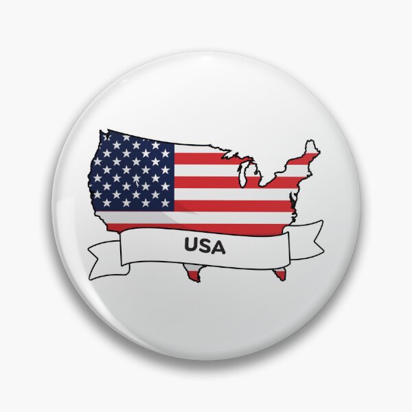 Item preview, USA Map Flag Silhouette Graphic designed and sold by Travel.Art.