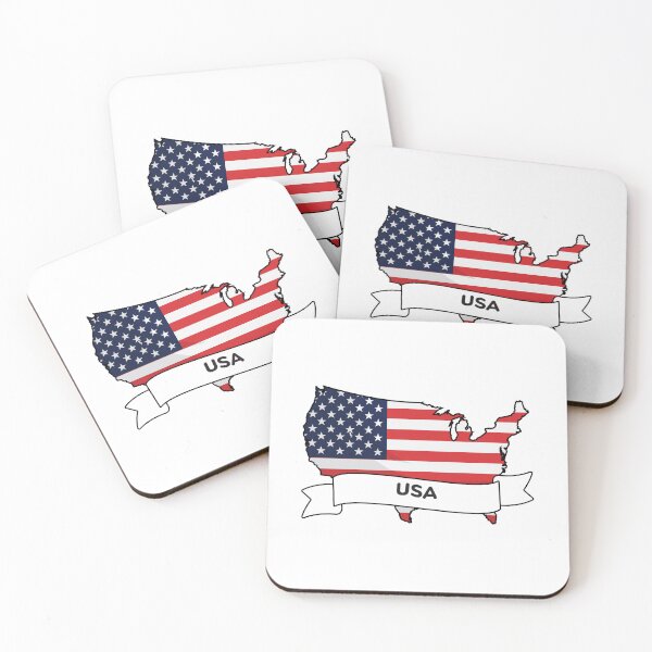 Item preview, USA Map Flag Silhouette Graphic designed and sold by Travel.Art.