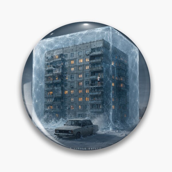 Item preview, A Little Chilly | Frozen Russia Humor designed and sold by MidnightCache.