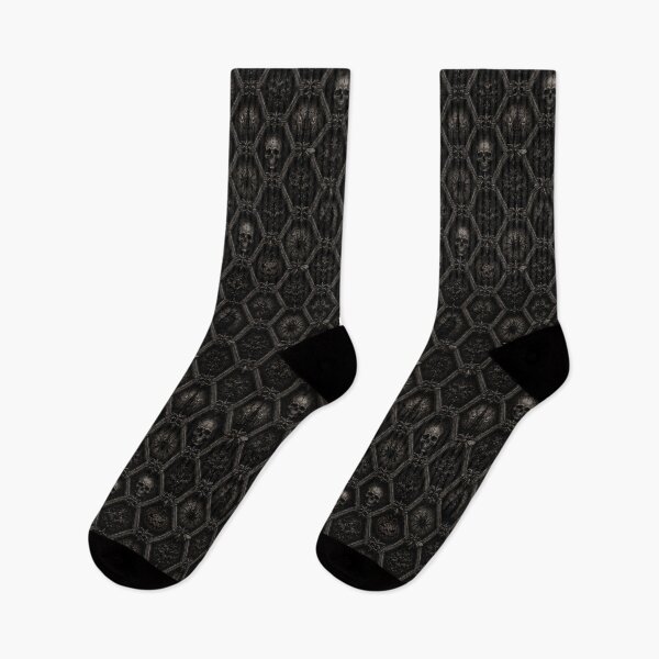 Item preview, Dark Academia Gothic Skull Grid - Subtle Halloween Pattern designed and sold by cabuks.