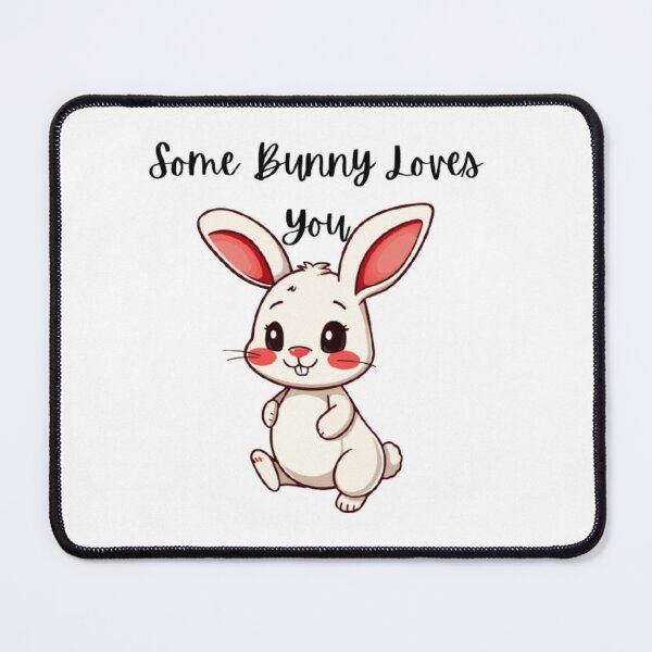 Item preview, Some Bunny Loves You Cute Kawaii Rabbit Pun Graphic designed and sold by Mittal-Designs.