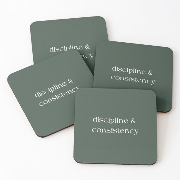 Item preview, DISCIPLINE & CONSISTENCY designed and sold by Anavrisss.