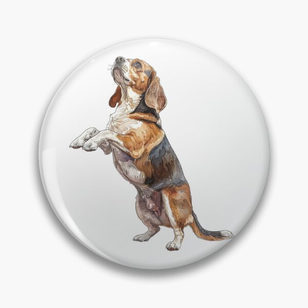Item preview, Beagle Dog | Cute Puppy Aesthetic Art designed and sold by Mandayartstudio.