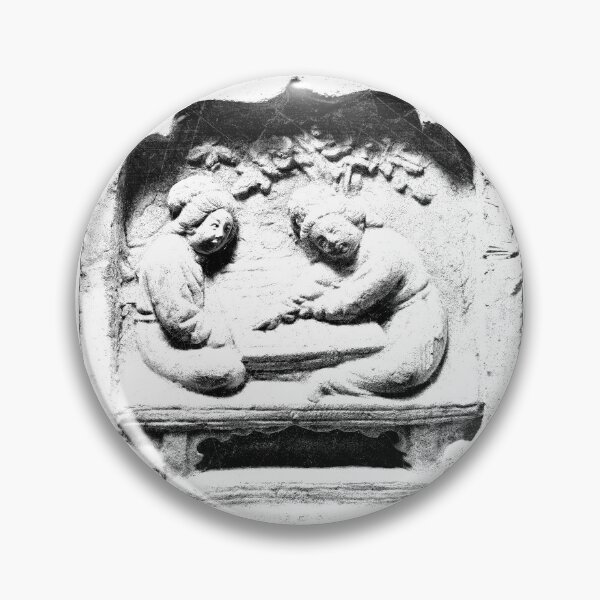 Item preview, Ancient Stone Relief of Board Game Players designed and sold by Ghoul Enterprises.