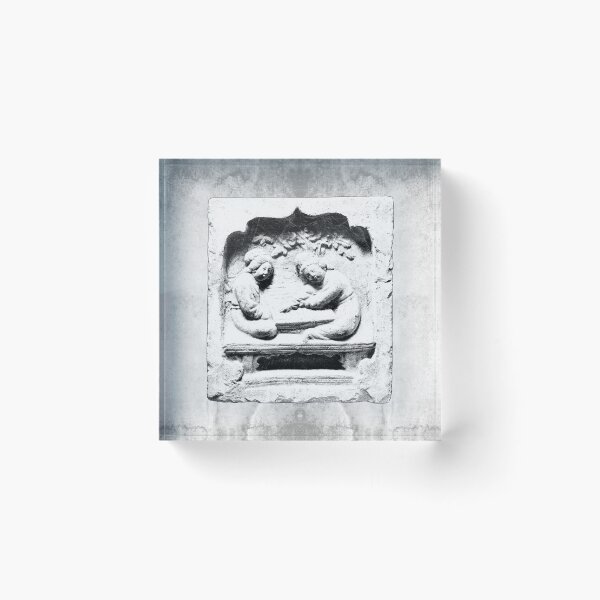 Item preview, Ancient Stone Relief of Board Game Players designed and sold by Ghoul Enterprises.