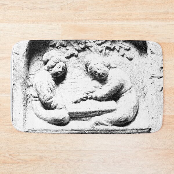 Item preview, Ancient Stone Relief of Board Game Players designed and sold by Ghoul Enterprises.