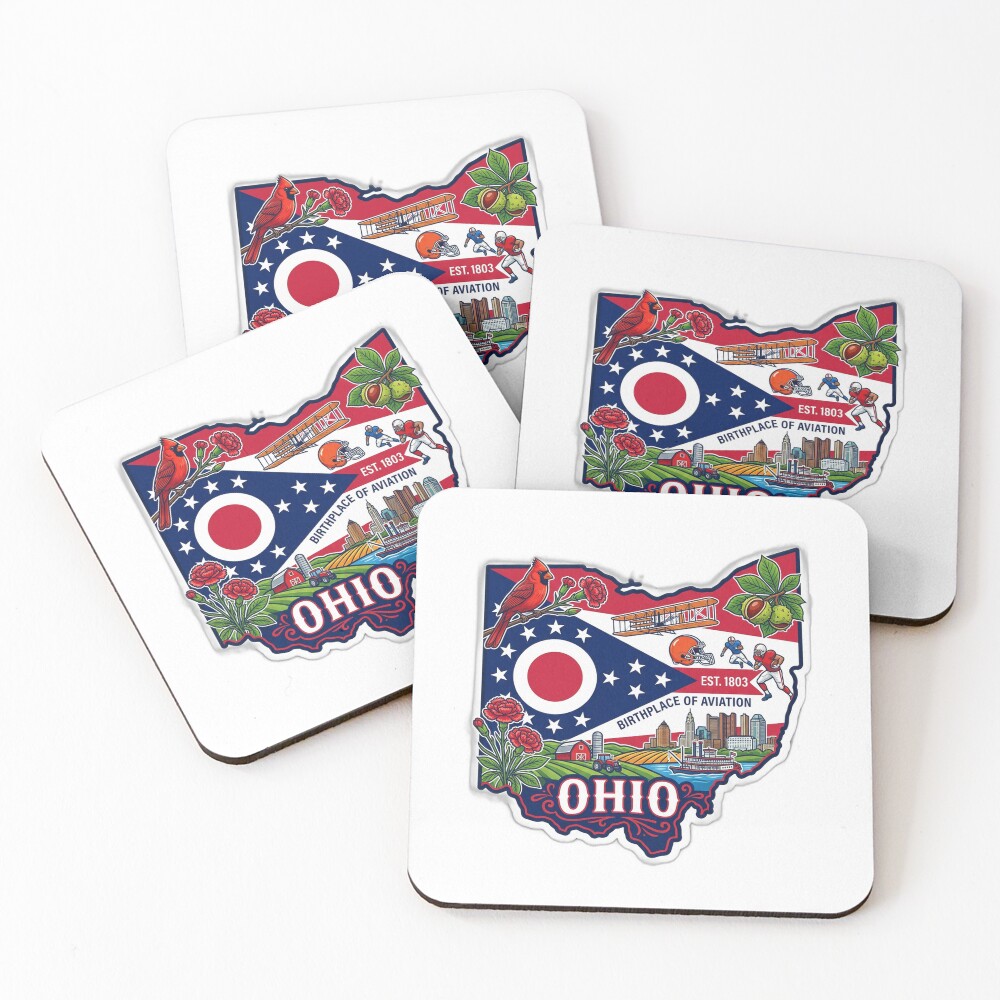 Item preview, Coasters (Set of 4) designed and sold by FunFitsFactory.