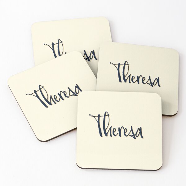 Item preview, THERESA personalized type design designed and sold by CharlottePlaceArt.