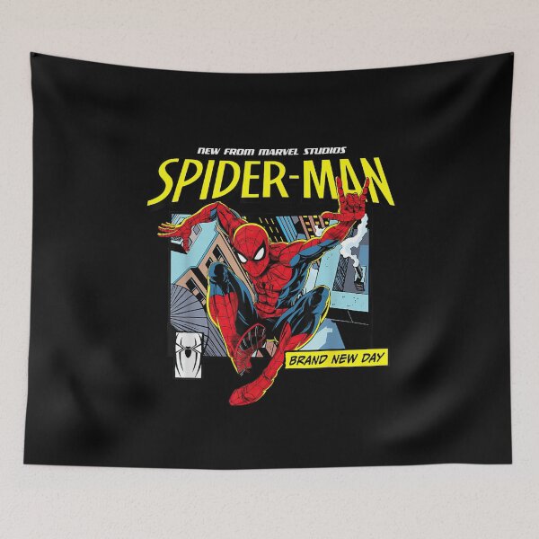 Item preview, Vintage Rooftop Web Hero Comic Panel Graphic T-Shirt designed and sold by CareerKitties.