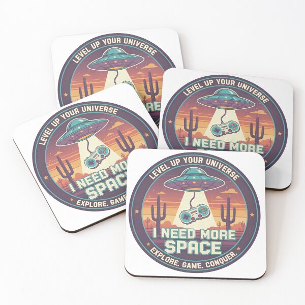 Item preview, I Need More Space – Funny Gamer UFO designed and sold by PT PROJECT.