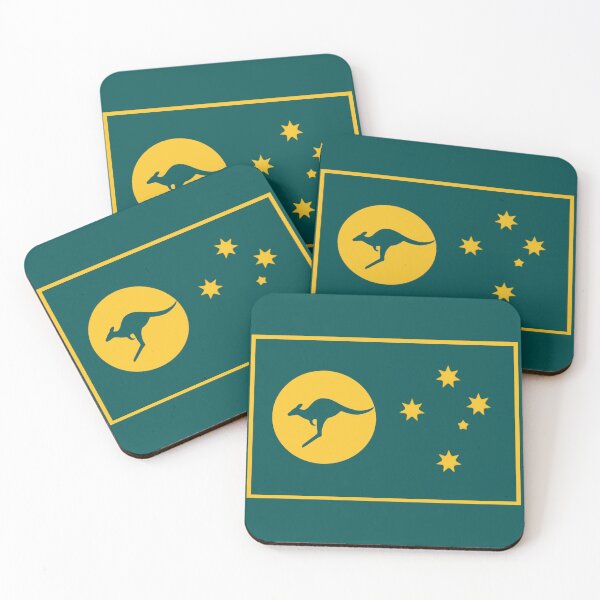 Item preview, Kangaroo Sun Australia- bordered  designed and sold by Kangaroo Sun.
