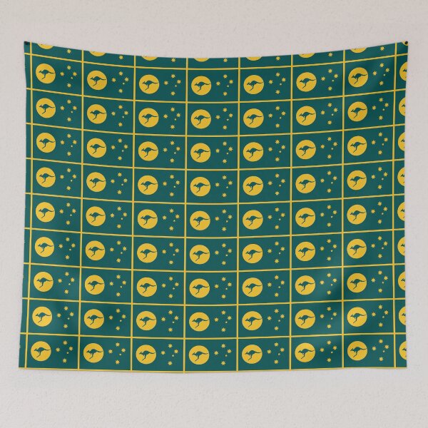 Item preview, Kangaroo Sun Australia- bordered  designed and sold by Kangaroo Sun.