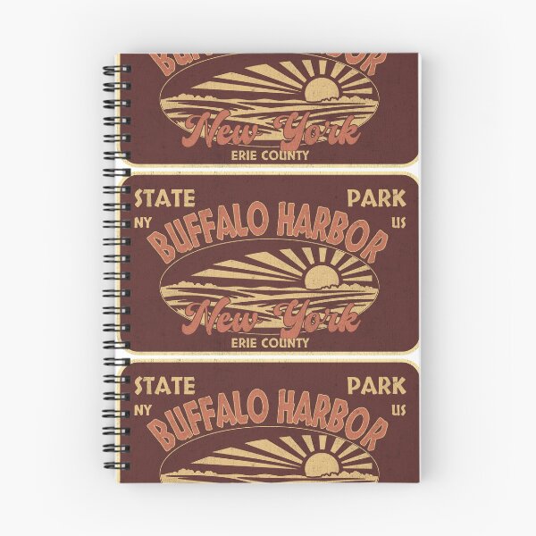 Item preview, Buffalo Harbor State Park, Erie County, New York, badge design designed and sold by Wanderful-roads.