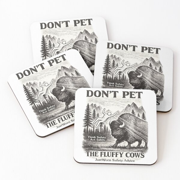 Item preview, Don't Pet the Fluffy Cows designed and sold by Uniquely Yours.
