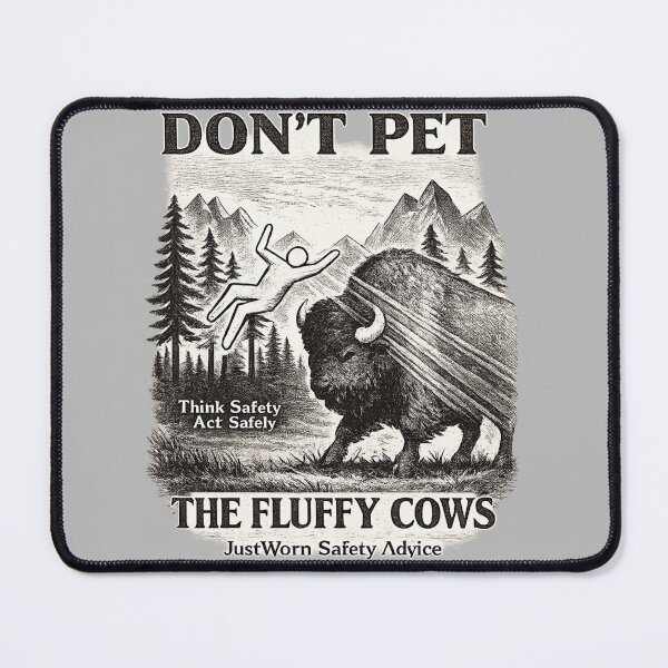 Item preview, Don't Pet the Fluffy Cows designed and sold by Uniquely Yours.