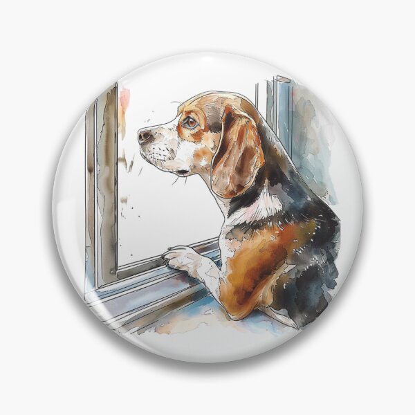 Item preview, Beagle Dog | Cute Puppy Aesthetic Art designed and sold by Mandayartstudio.
