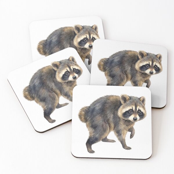 Item preview, Jimothy Unique Raccoon from Seattle Cute Painting designed and sold by Woketoon.