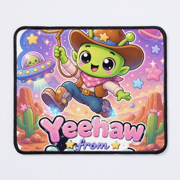 Item preview, Alien Cowboy Yeehaw from Mars designed and sold by Ruamid.