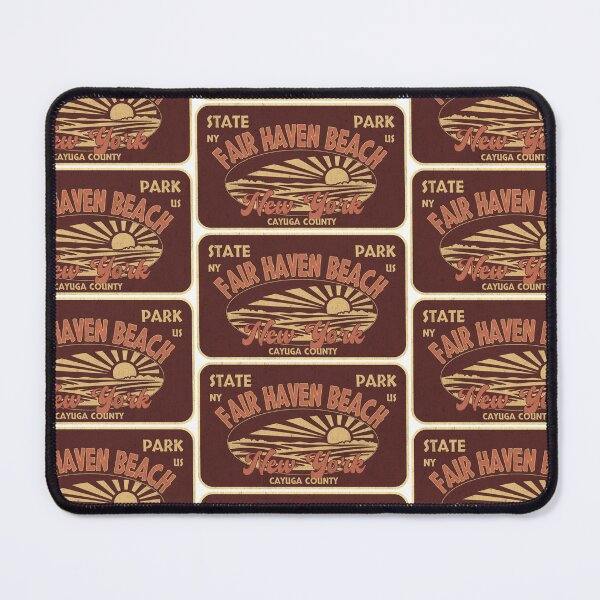 Item preview, Fair Haven Beach State Park, Cayuga County, New York, badge design designed and sold by Wanderful-roads.