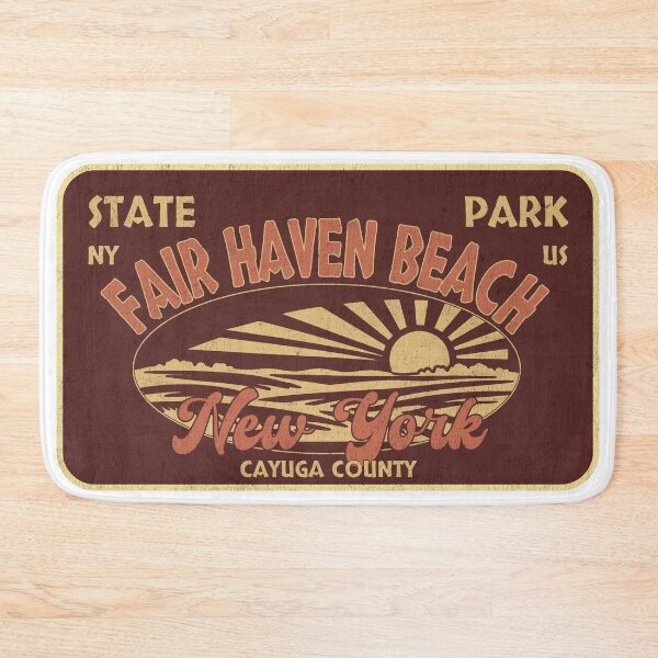 Item preview, Fair Haven Beach State Park, Cayuga County, New York, badge design designed and sold by Wanderful-roads.