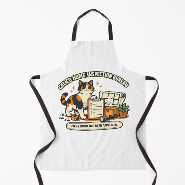 Item preview, Calico Home Inspection Bureau – Cute Cat Inspector designed and sold by Concrete Coffee Studio.