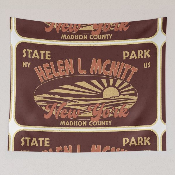 Item preview, Helen L. McNitt State Park, Madison County, New York, badge design designed and sold by Wanderful-roads.