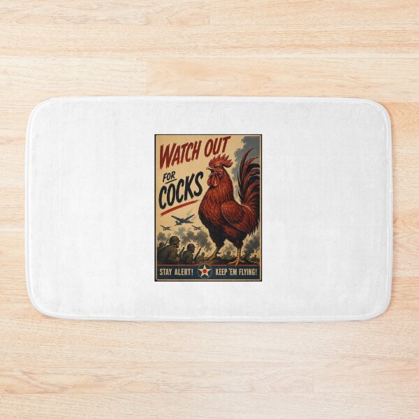 Item preview, Watch Out For Cocks designed and sold by SnafflesShop.