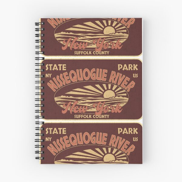 Item preview, Nissequogue River State Park, Suffolk County, New York, badge design designed and sold by Wanderful-roads.