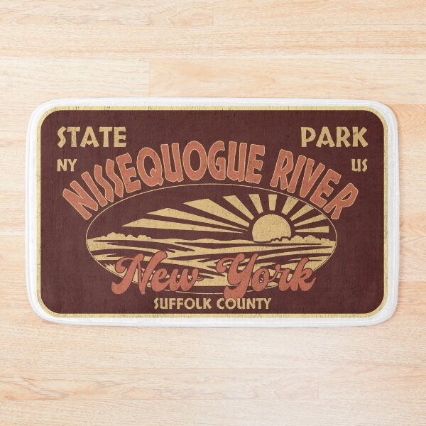 Item preview, Nissequogue River State Park, Suffolk County, New York, badge design designed and sold by Wanderful-roads.
