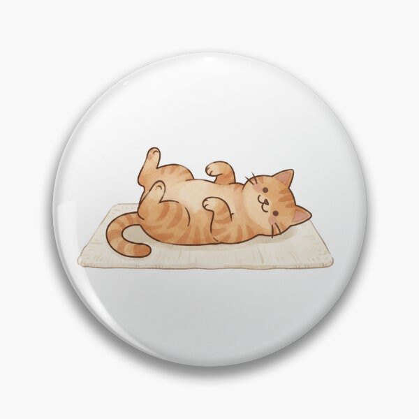 Item preview, cute orange tabby cat stretch designed and sold by temptedd.