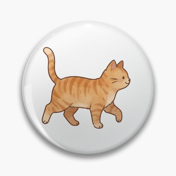 Item preview, cute orange tabby cat walk designed and sold by temptedd.