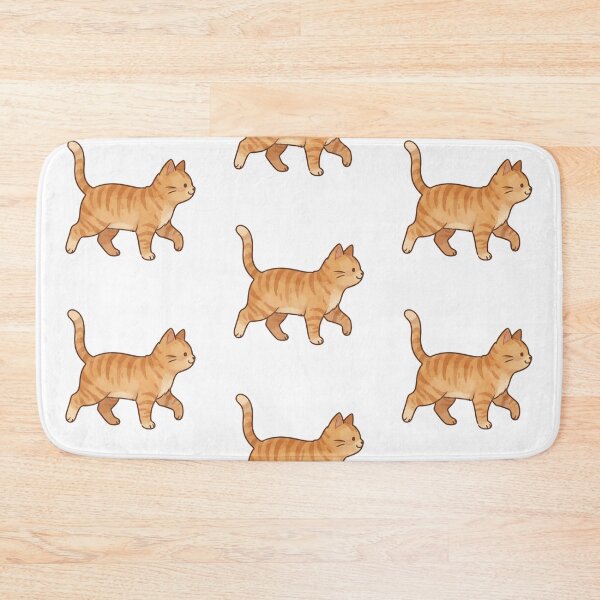 Item preview, cute orange tabby cat walk designed and sold by temptedd.