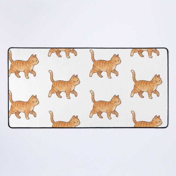 Item preview, cute orange tabby cat walk designed and sold by temptedd.