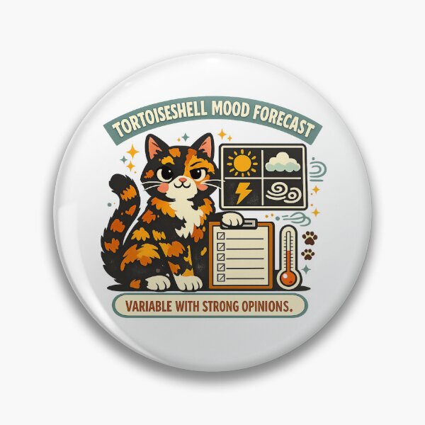 Item preview, Tortoiseshell Mood Forecast – Variable With Strong Opinions designed and sold by Concrete Coffee Studio.