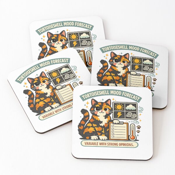 Item preview, Tortoiseshell Mood Forecast – Variable With Strong Opinions designed and sold by Concrete Coffee Studio.