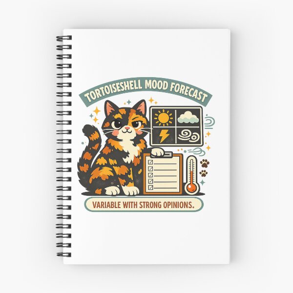 Item preview, Tortoiseshell Mood Forecast – Variable With Strong Opinions designed and sold by Concrete Coffee Studio.