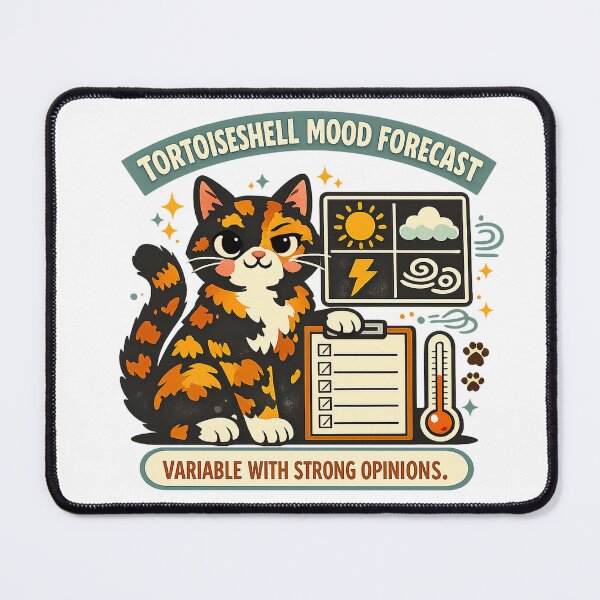 Item preview, Tortoiseshell Mood Forecast – Variable With Strong Opinions designed and sold by Concrete Coffee Studio.