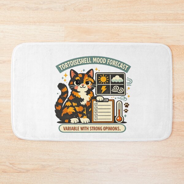Item preview, Tortoiseshell Mood Forecast – Variable With Strong Opinions designed and sold by Concrete Coffee Studio.